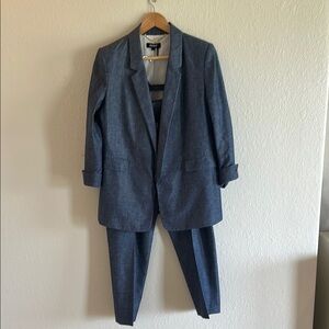 DKNY Blue Pantsuit